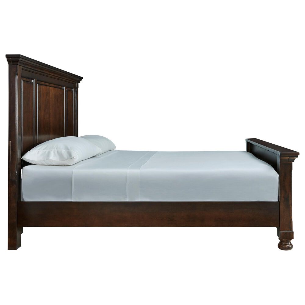 Millenium Porter King Panel Bed in Rustic Brown, , large