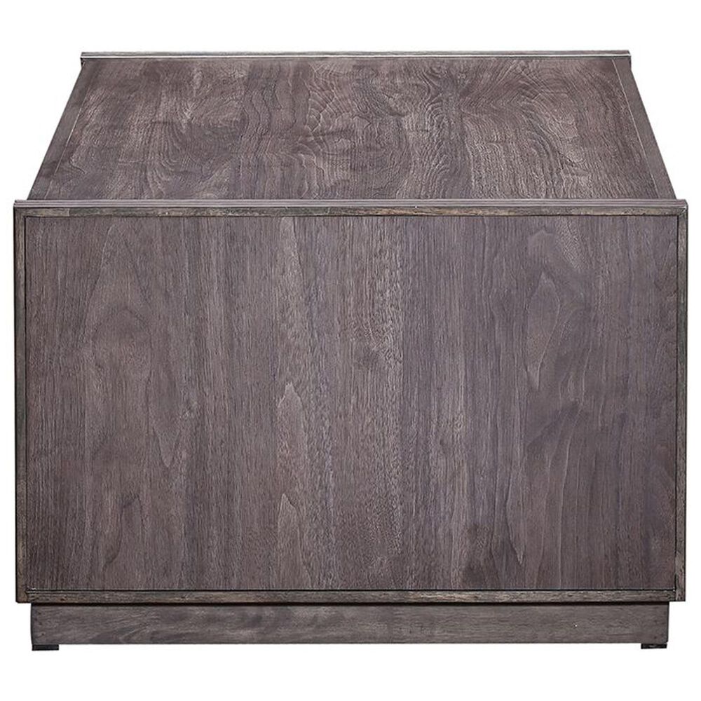 Belle Furnishings Modern Edge Cocktail Table in Caffe, , large
