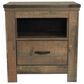 Ashley Trinell 1 Drawer Nightstand in Brown with 2 USB Type C Ports, , large