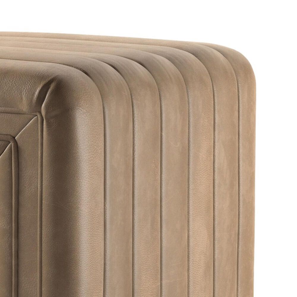 Four Hands Augustine 21&quot; Square Ottoman in Palermo Drift, , large