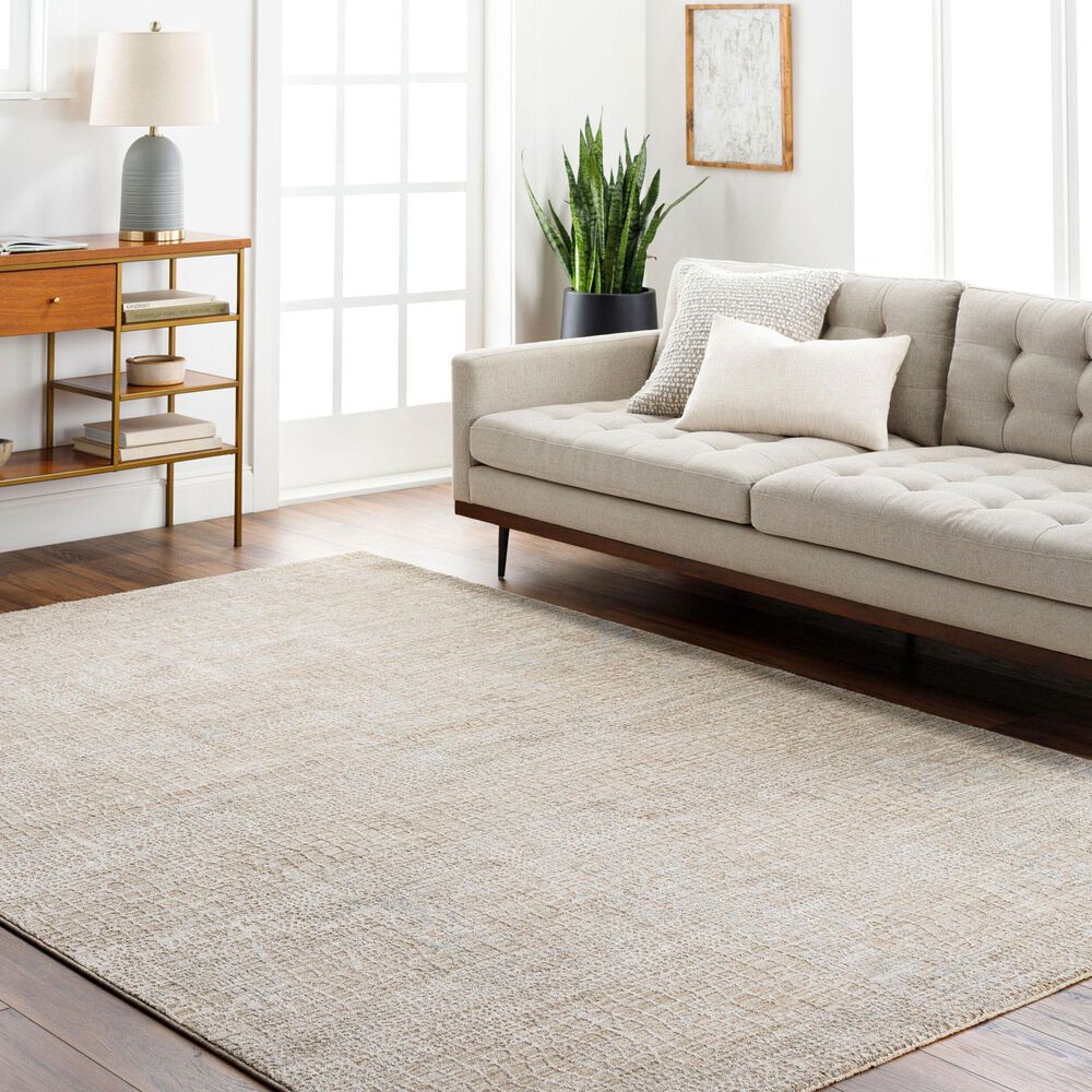 Surya Masterpiece Light Gray, Medium Gray and Ice Blue 12' x 15' Area Rug, , large
