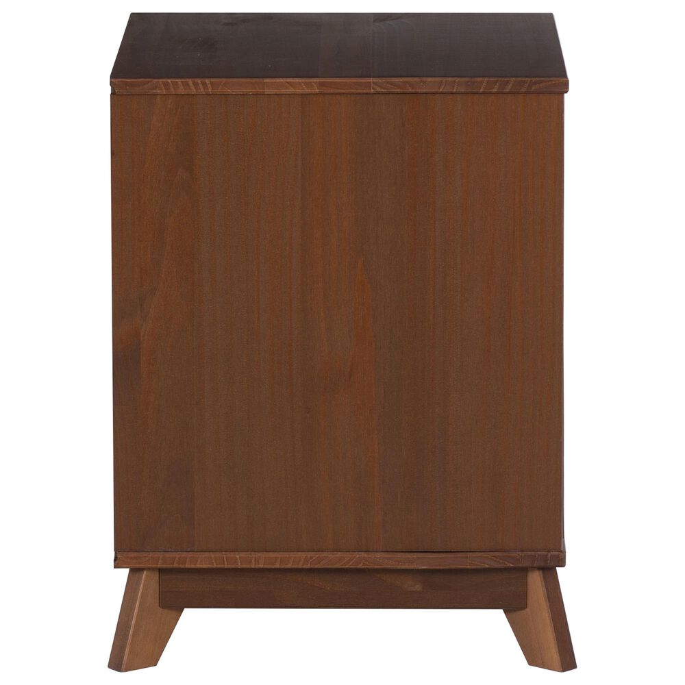 Linon Home Decor Polly 2-Drawer Nightstand in Walnut, , large