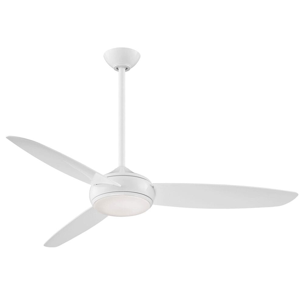 Minka-Aire Concept IV 54" Ceiling Fan with LED Light in White, , large