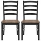 Ashley Wildenauer Dining Chair Set of 2 in Brown and Black, , large
