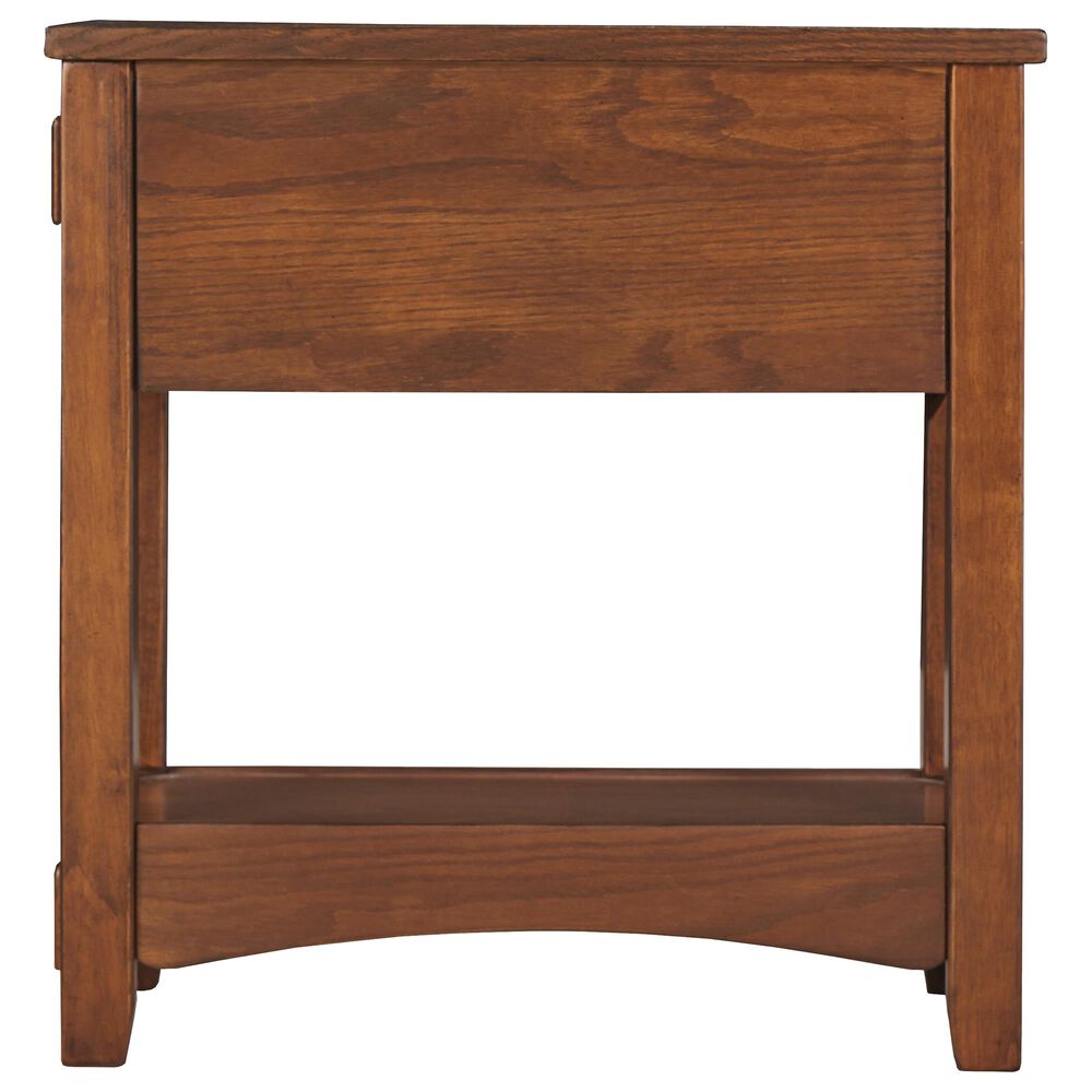 Ashley Breegin Chairside End Table in Brown, , large