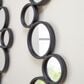 Ashley Vinler Accent Wall Mirror in Black (Set of 2), , large