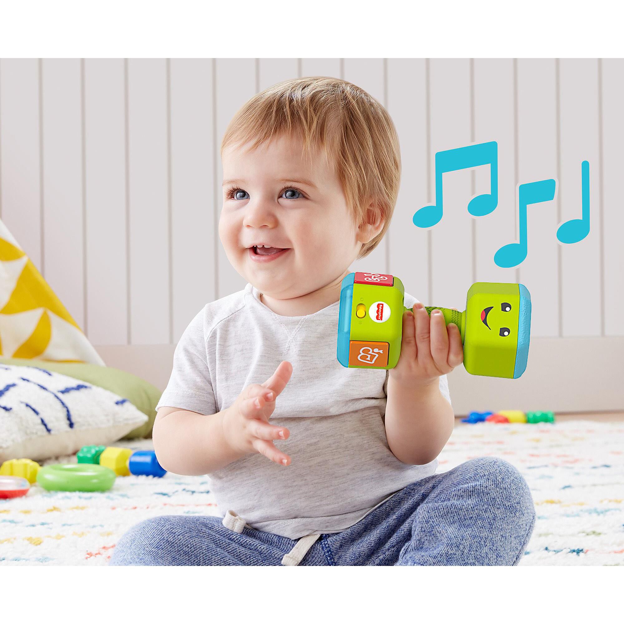 Fisher Price Laugh and Learn Countin Reps Dumbbell Toy Nebraska