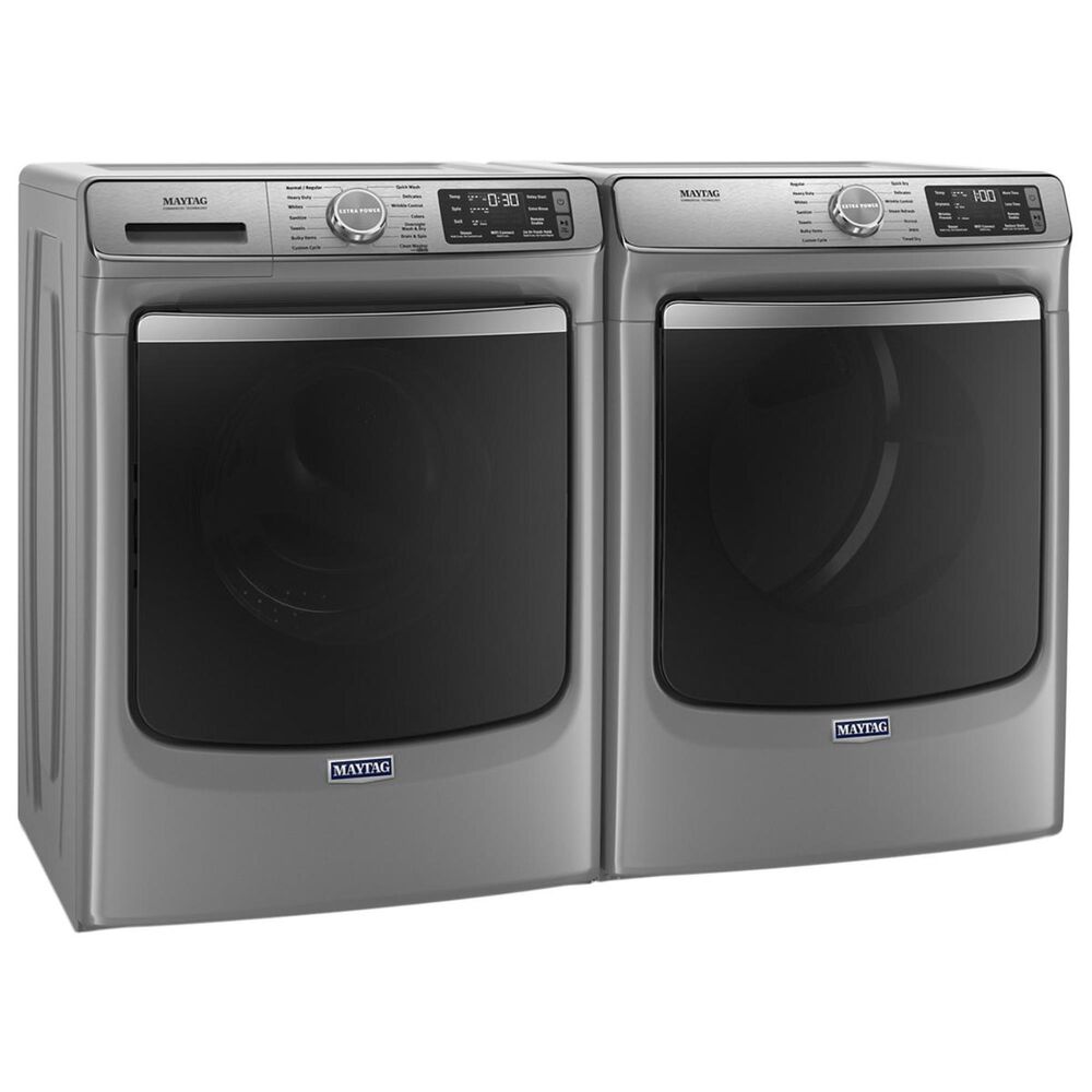 Maytag 5.0 Cu. Ft. Front Load Washer with Steam in Metallic Slate, , large