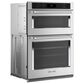 KitchenAid 30" Electric Microwave Wall Oven Combo with Air Fry Mode in PrintShield Stainless Steel, , large