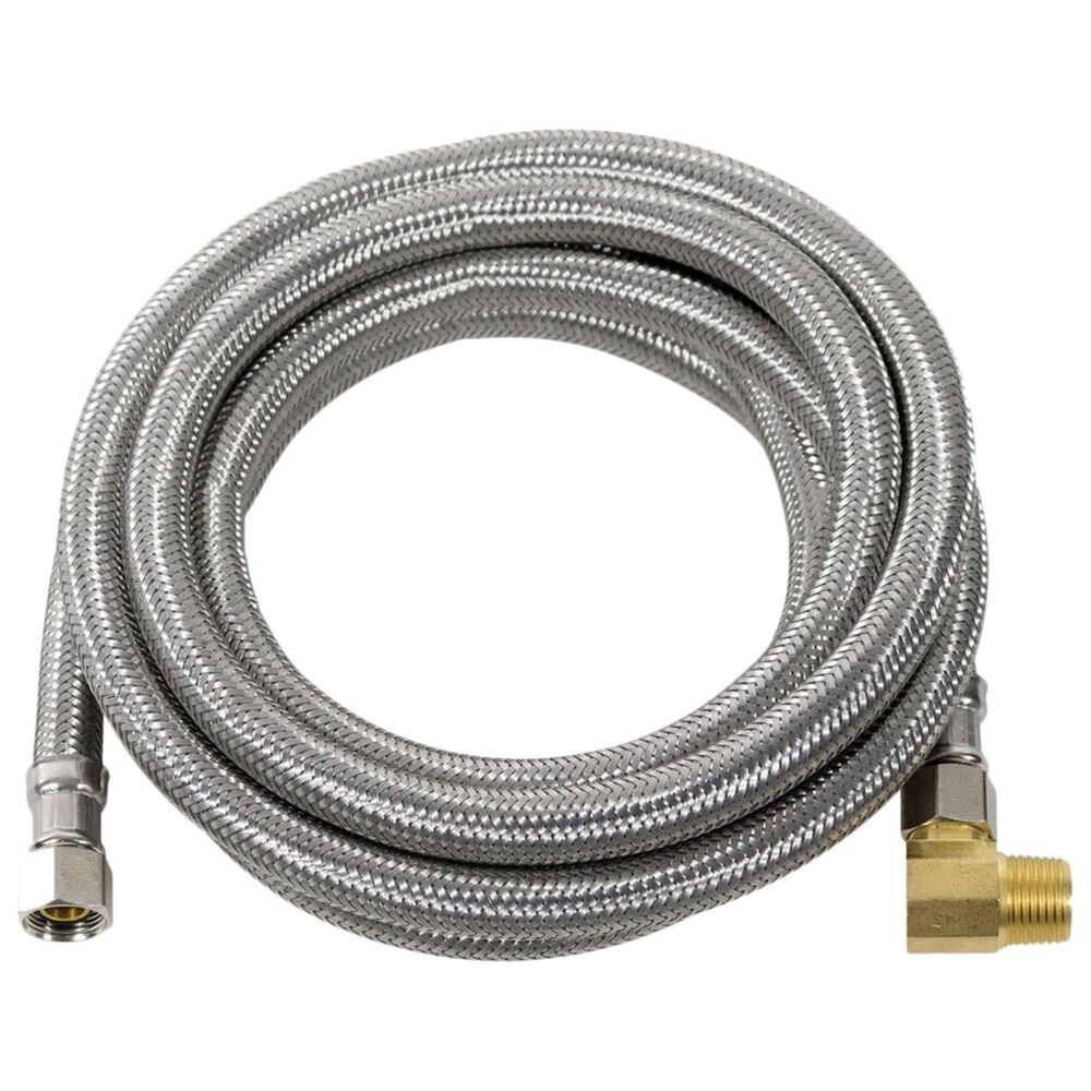 Petra Industries Inc Braided Dishwasher Connectors with Elbow in Stainless Steel, , large