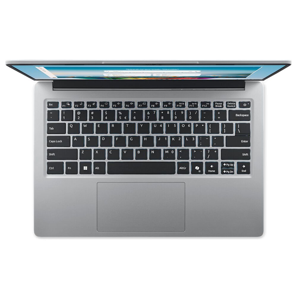 Acer Aspire Lite 14 Laptop | Snapdragon X X1-26-100 - 16GB RAM - Qualcomm Adreno Graphics - 512GB SSD in Light Silver, , large