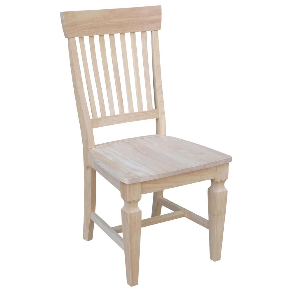 International Concepts Dining Chair in Unfinished, , large