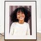 Aura Aspen 12" Digital Wi-Fi Photo Frame with Paper Mat in Carbon, , large