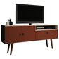 Manhattan Tribeca 53.94" TV Stand in Off White and Terra Pink, , large