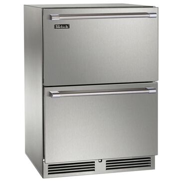 Perlick Signature Marine 5.0 Cu. Ft. Outdoor Dual-Zone Refrigerator Drawers in Stainless Steel and Panel Ready, , large