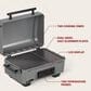 TYTUS Emberwood Portable Electric Grill and Griddle in Gunmetal Gray, , large