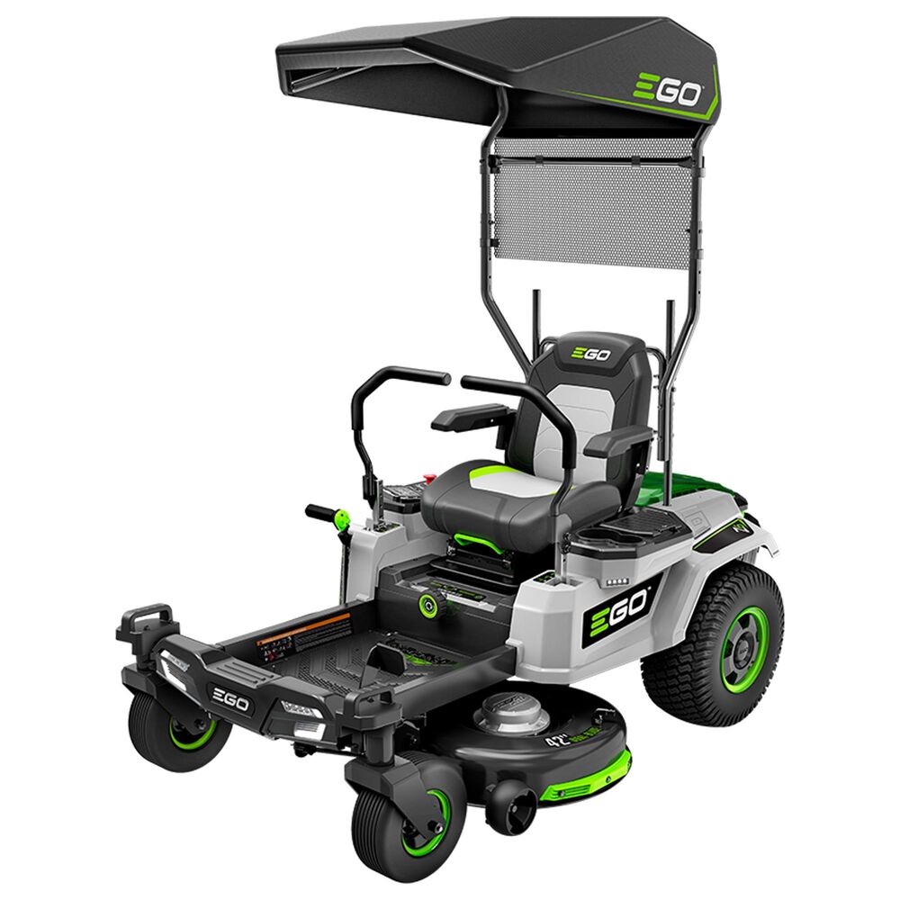 EGO Z6 Zero Turn Riding Mower Sun Shade in Black, , large