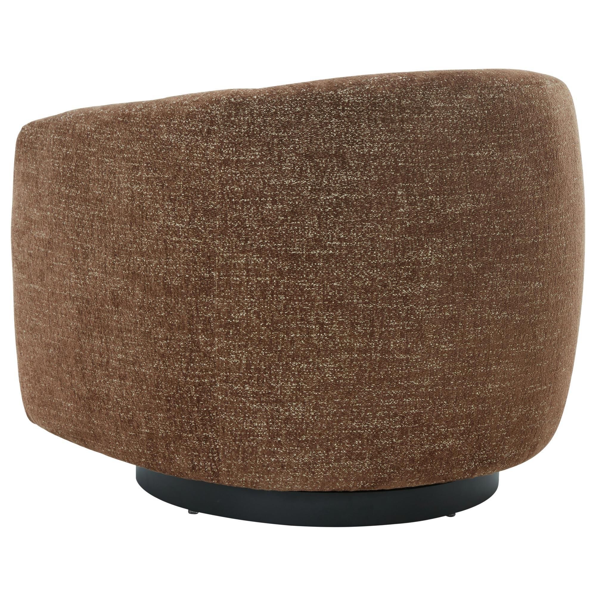 Safavieh Kellybryn Swivel Chair in Dark Brown