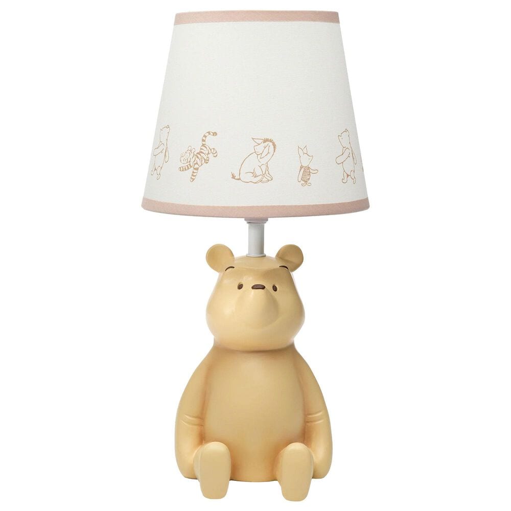 Lambs and Ivy Storytime Pooh Table Lamp in Gold, , large