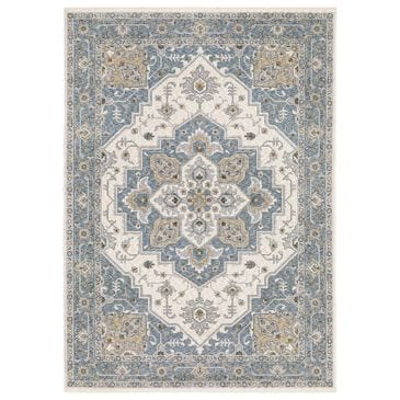 Oriental Weavers Maharaja 2"3" x 7"6" Blue and Ivory Runner, , large