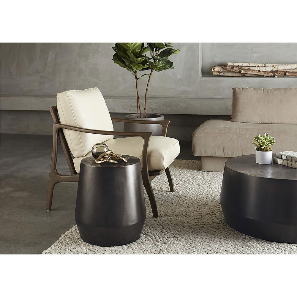 Sunpan Trading &amp; Importing Creed Side Table in Bronze Gunmetal, , large