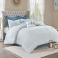 Hampton Park Isla 8-Piece Queen Reversible Comforter Set in Blue, , large
