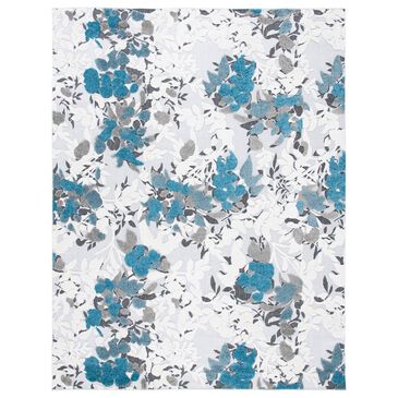 Safavieh Cabana CBN674B 9" x 12" Beige and Blue Indoor/Outdoor Area Performance Rug, , large