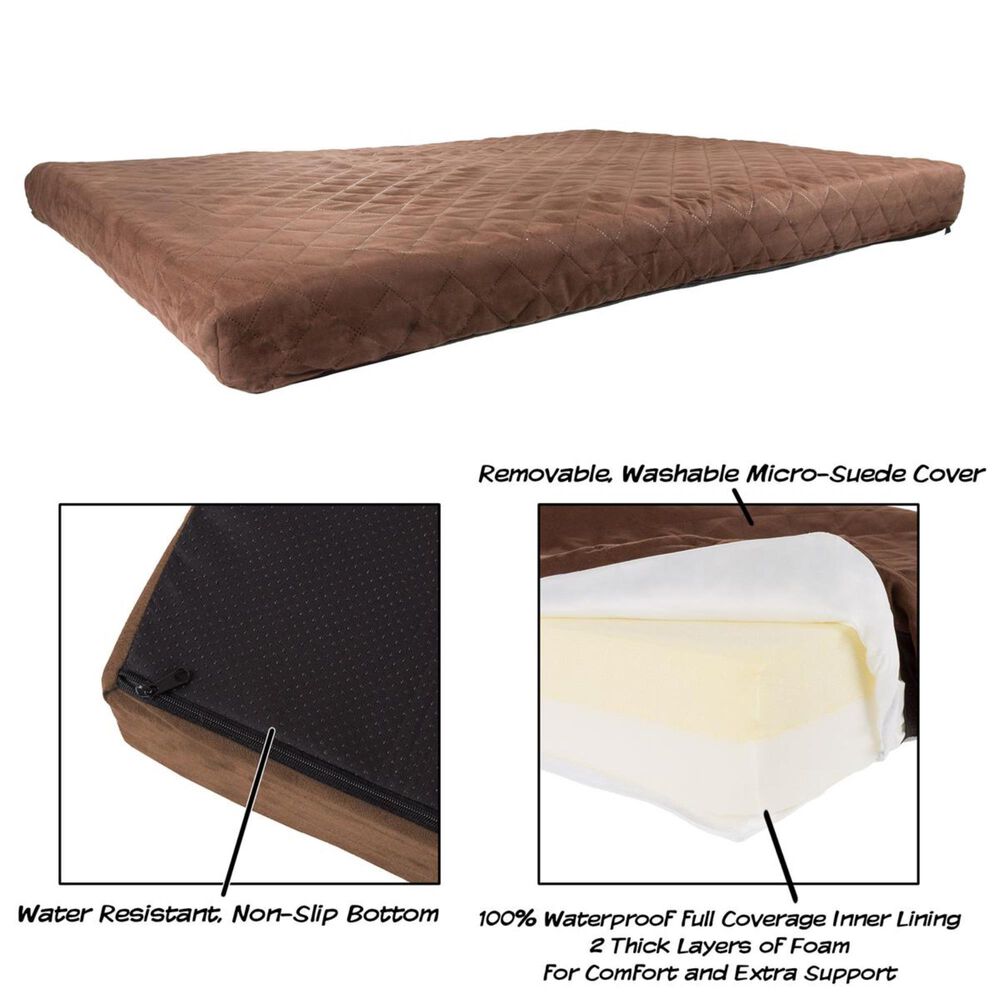 Timberlake Petmaker Large Waterproof Pet Bed in Brown, , large