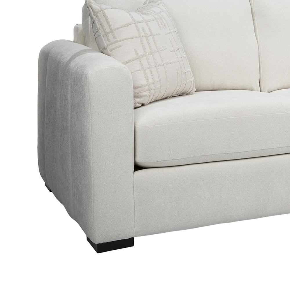 Decor-Rest Furniture Stationary Loveseat in Cloud Ivory, , large