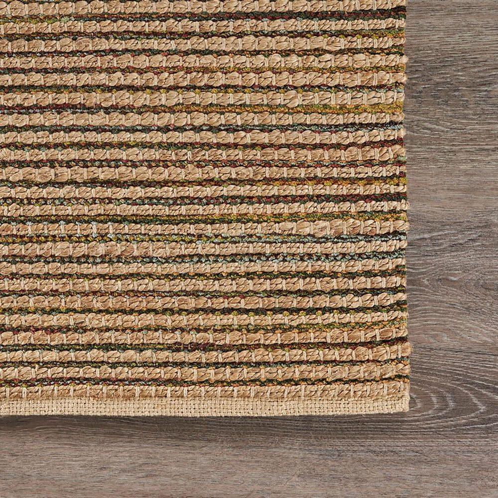 L&amp;R Resources Natural Fiber Striped 5&#39; x 7&#39;9&quot; Multicolor Area Rug, , large