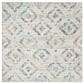 Safavieh Skyler SKY190D 4" Square Ivory and Blue Area Rug, , large