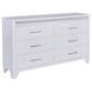 Ashley Jarlee 5-Piece California King Upholstered Bedroom Set in White, , large