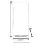 Fisher & Paykel 24" Integrated Column Freezer with Left Hinge in Stainless Steel, , large