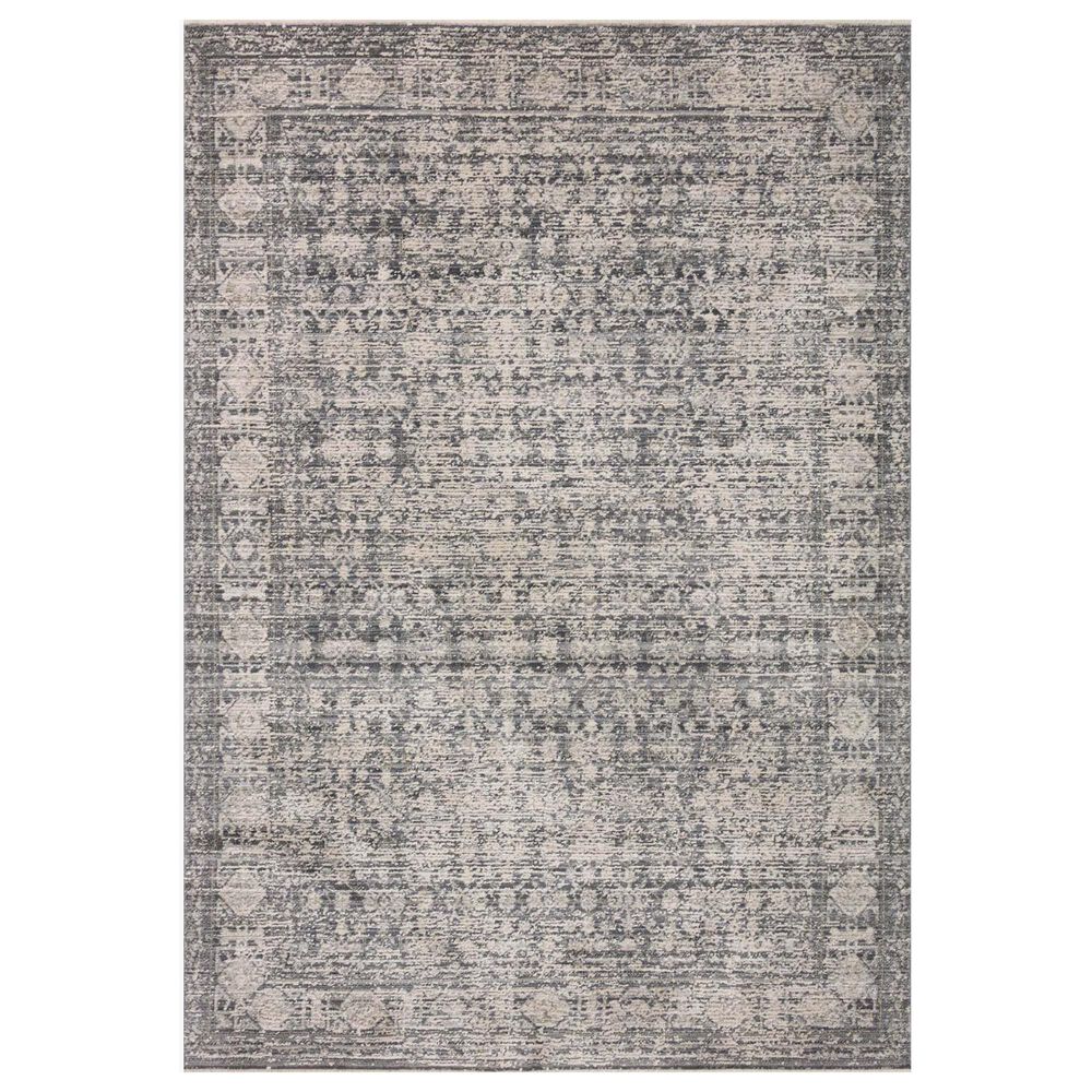 Amber Lewis x Loloi Alie 7"10" x 10" Charcoal and Dove Area Rug, , large