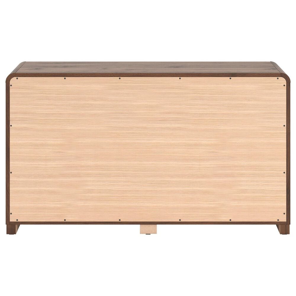 Ashley Fortlorn 6-Drawer Dresser in Walnut Brown, , large