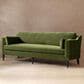 Jennifer Taylor Home Josephine 84.5" Upholstered Modern Sofa in Olive Green Velvet, , large