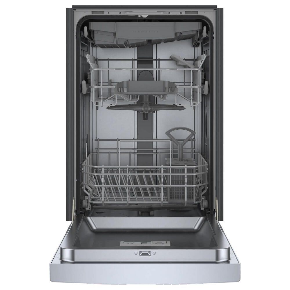 Bosch 300 Series 18&quot; Built-In Recessed Handle Dishwasher in Stainless Steel, , large