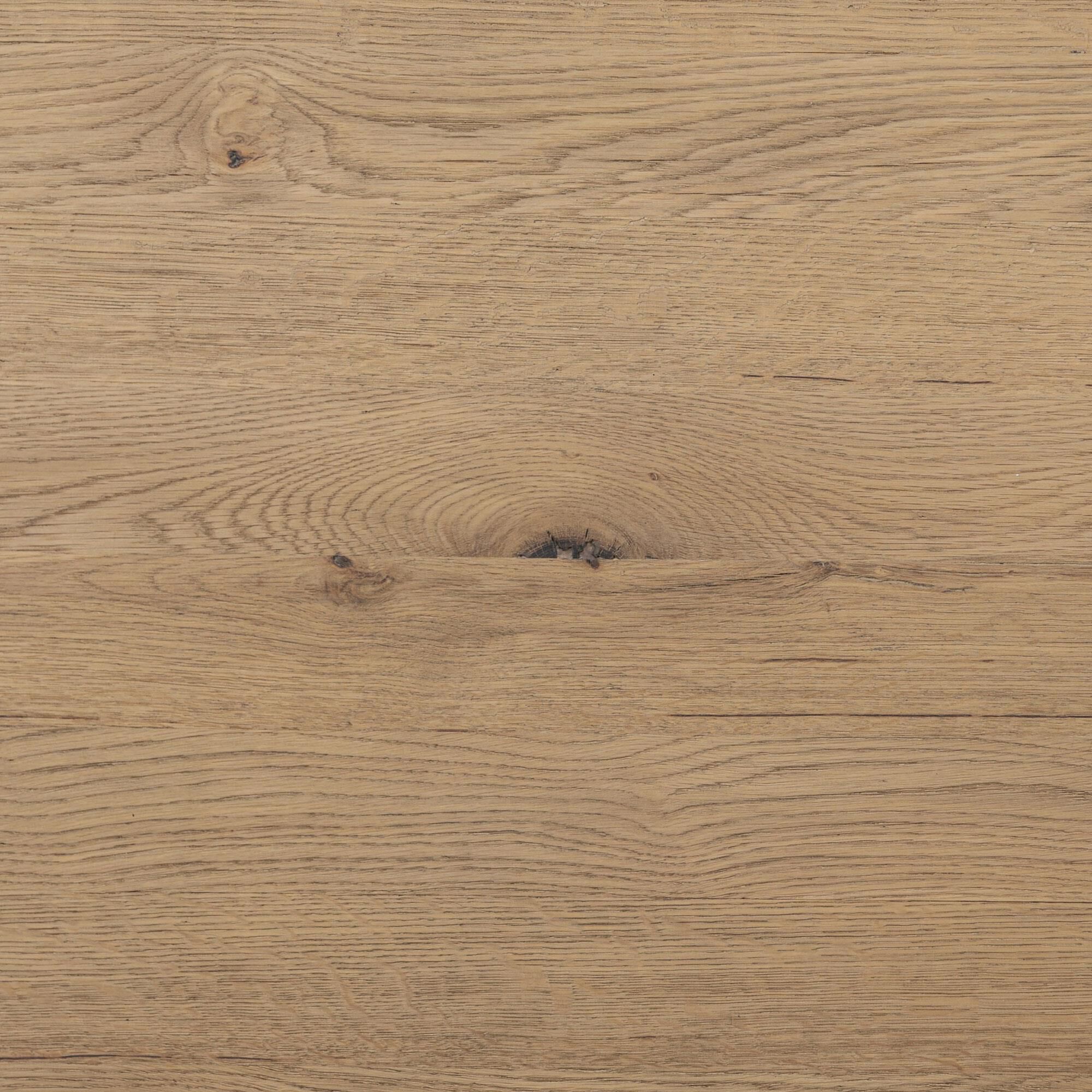 Four Hands Noah L-Shaped Rotating Desk in Aged Smoked Oak