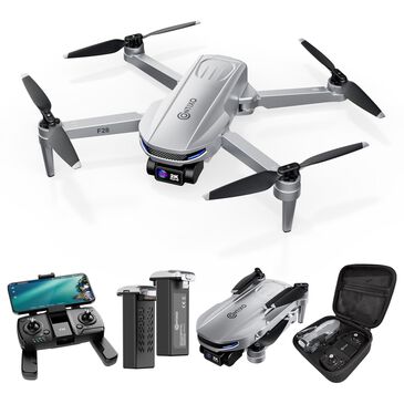 Contixo F28 Stratus 2K GPS Drone with Intelligent Flight Modes and Carrying Case in Silver, , large