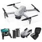 Contixo F28 Stratus 2K GPS Drone with Intelligent Flight Modes and Carrying Case in Silver, , large