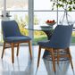 Blue River Azalea Dining Chair in Blue/Walnut (Set of 2), , large