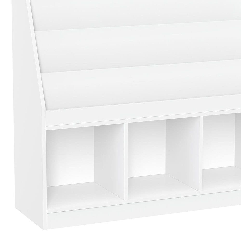 RiverRidge Home 3-Cubby Kid Book Rack in White, , large