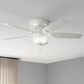 Hunter Kenbridge Low Profile 52" Ceiling Fan with LED Lights in Fresh White, , large