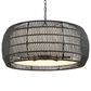 Golden Lighting Everly 6-Light Chandelier in Matte Black, , large