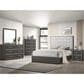Crown Mark 5-Piece Full Bedroom Set in Gray and Brown, , large