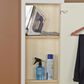 Household Essentials In-Wall Ironing Board with Storage Shelves in White, , large