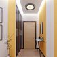 Golden Lighting 16.5" Astra Flush Mount in Matte Black, , large