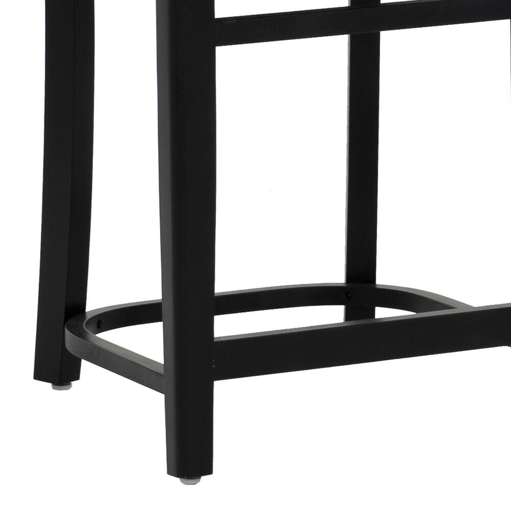 Linon Home Decor Briggs Counter Stool in Black (Set of 2), , large