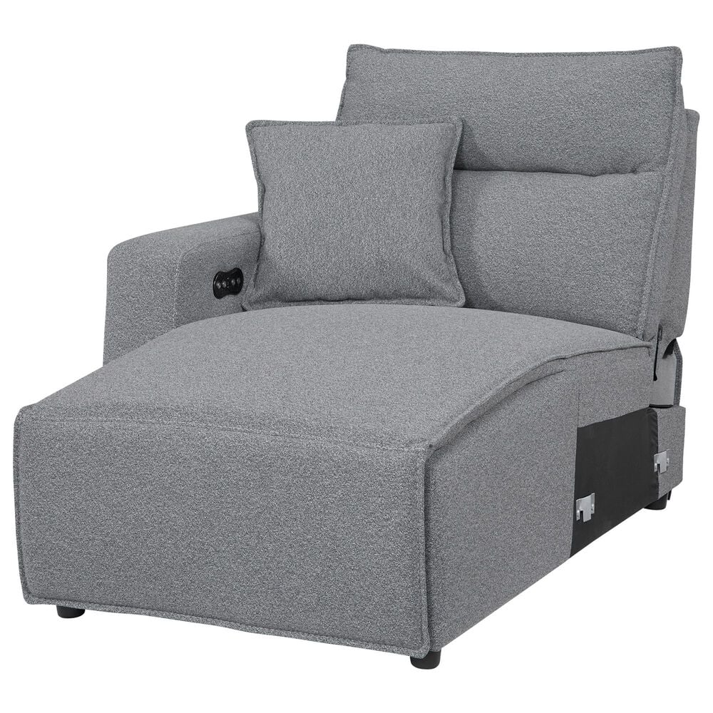 Ashley ModMax II 4-Piece Power Reclining Symmetrical Sectional in Salt and Pepper, , large