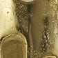 Maple and Jade 8.5" Abstract Drip Decorative Vase with Melting Designed Body in Satin Gold, , large